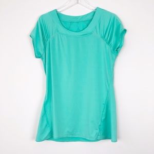 PrAna Womens Short Sleeve Breathe Mint T-Shirt